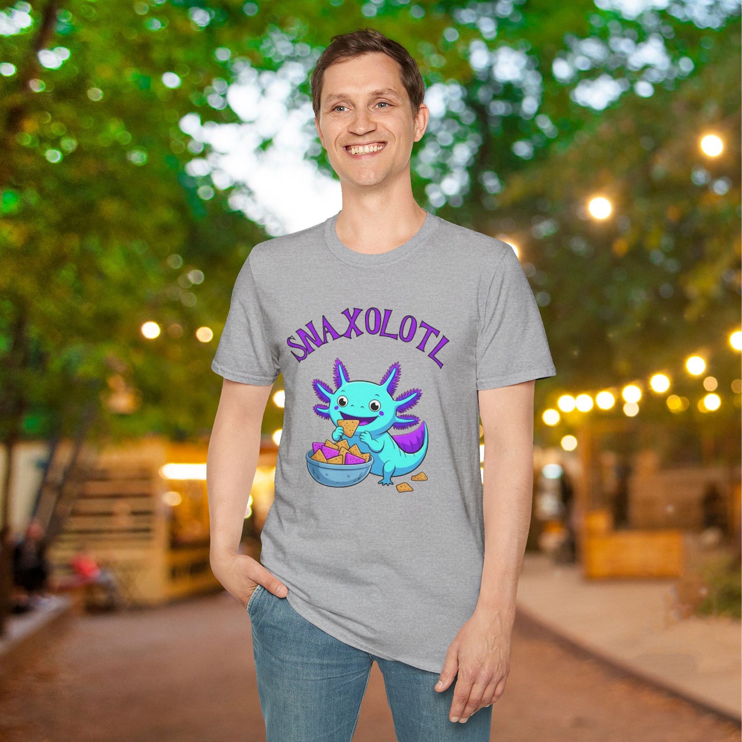 Snaxolotl Adult T-shirt