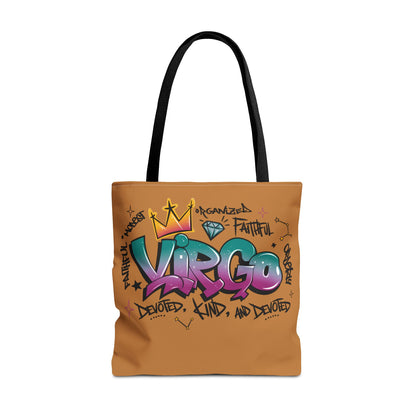 Virgo Street Art Canvas Tote Bag