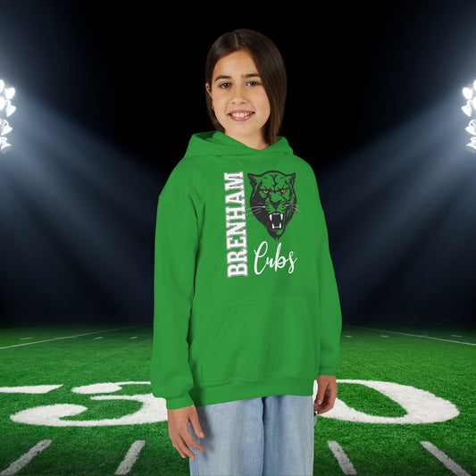 Brenham Vertical Fury Youth Heavy Blend Hoodie