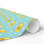 Ducky Dot Parade Wrapping Paper