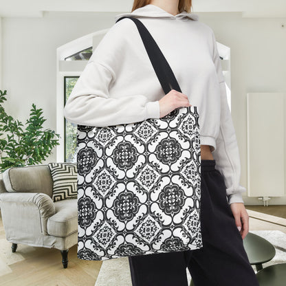 Ornamental Symmetry Canvas Tote Bag