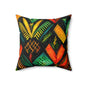 Kujichagulia Waves Throw Pillow