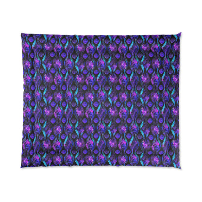 Celestial Glass Print Comforter