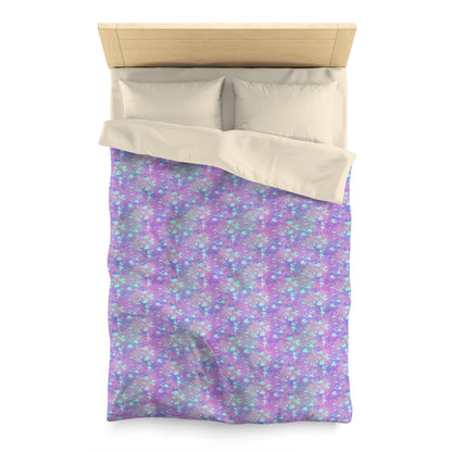 Lavender Mist Camo Duvet Bedding Set