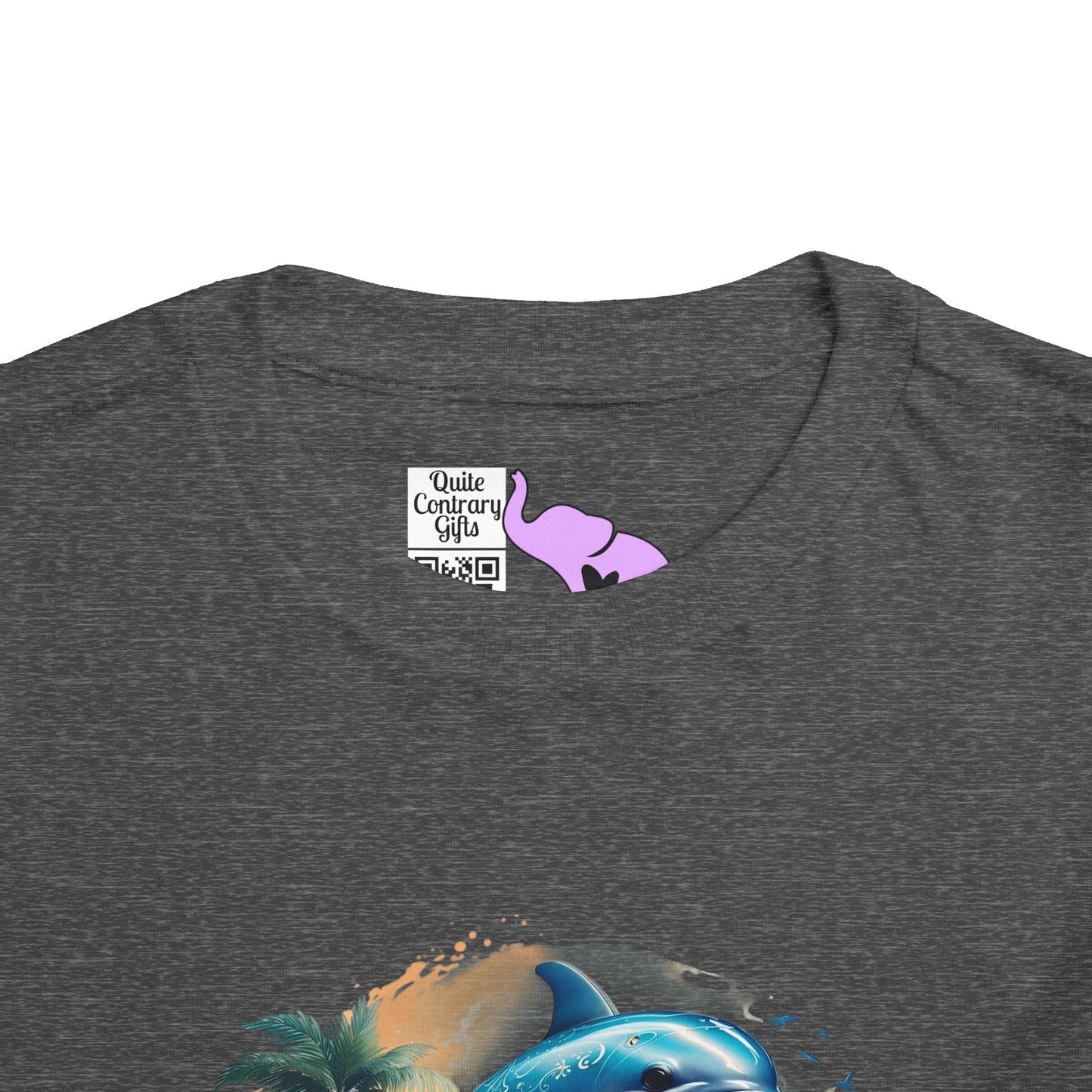 Tropical Dolphin Toddler Tee