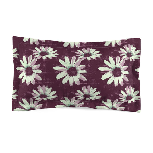 Purple Tide Petals Pillow Sham