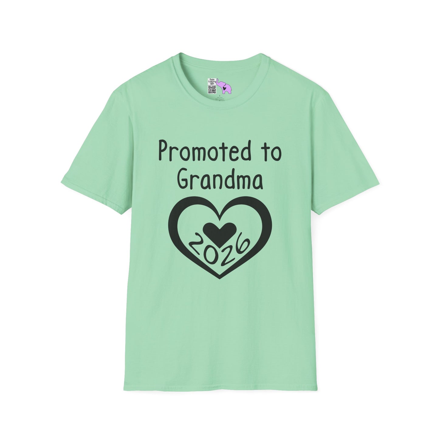 Promoted To Grandma 2026 Adult T-shirt