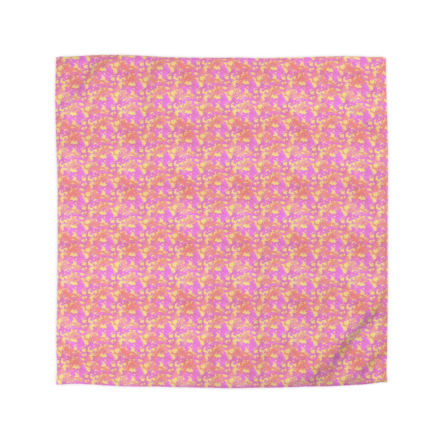 Sunset Sorbet Camo Microfiber Duvet Cover