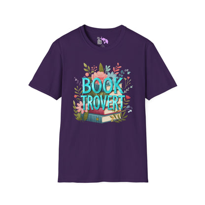 Booktrovert (Floral) Adult T-shirt