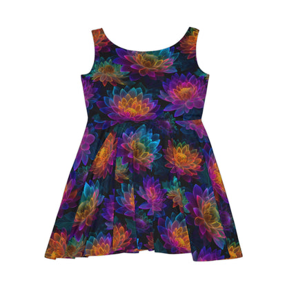 Luminous Lotus Women's Skater Dress