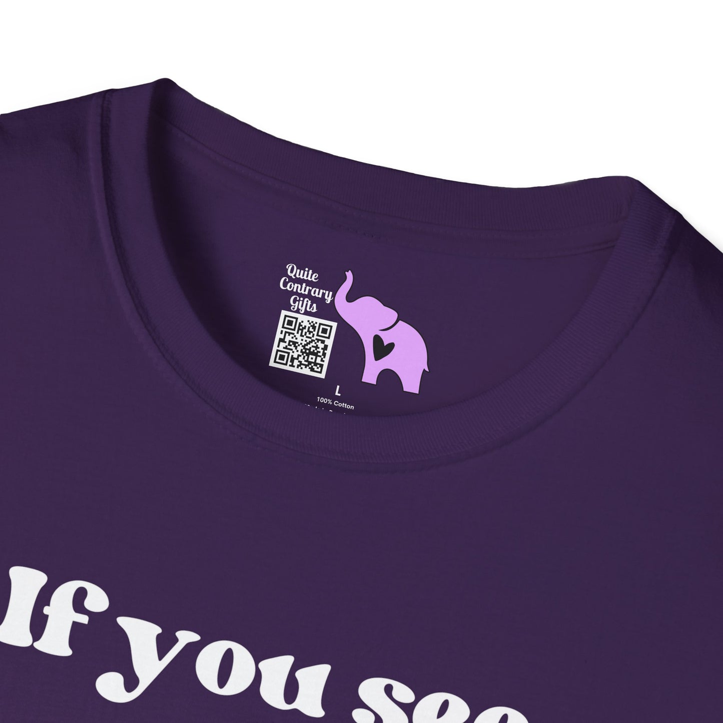 If You See Me Running... Adult T-shirt