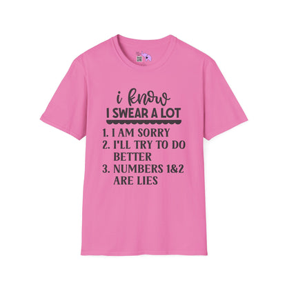 I Know I Swear Alot... Adult T-shirt