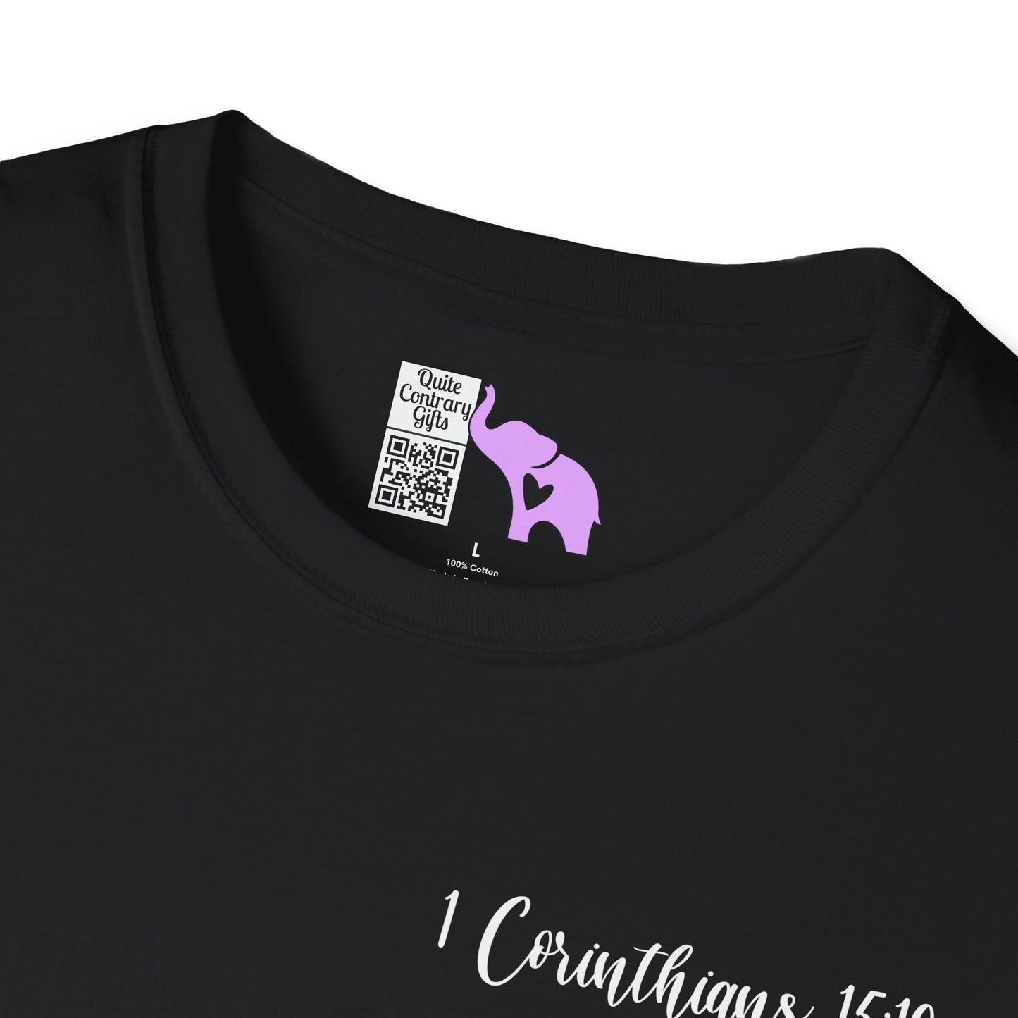 ""Try Jesus Not Me 1 Corinthians 15:10 Adult T-shirt