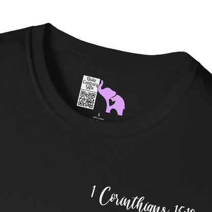 ""Try Jesus Not Me 1 Corinthians 15:10 Adult T-shirt