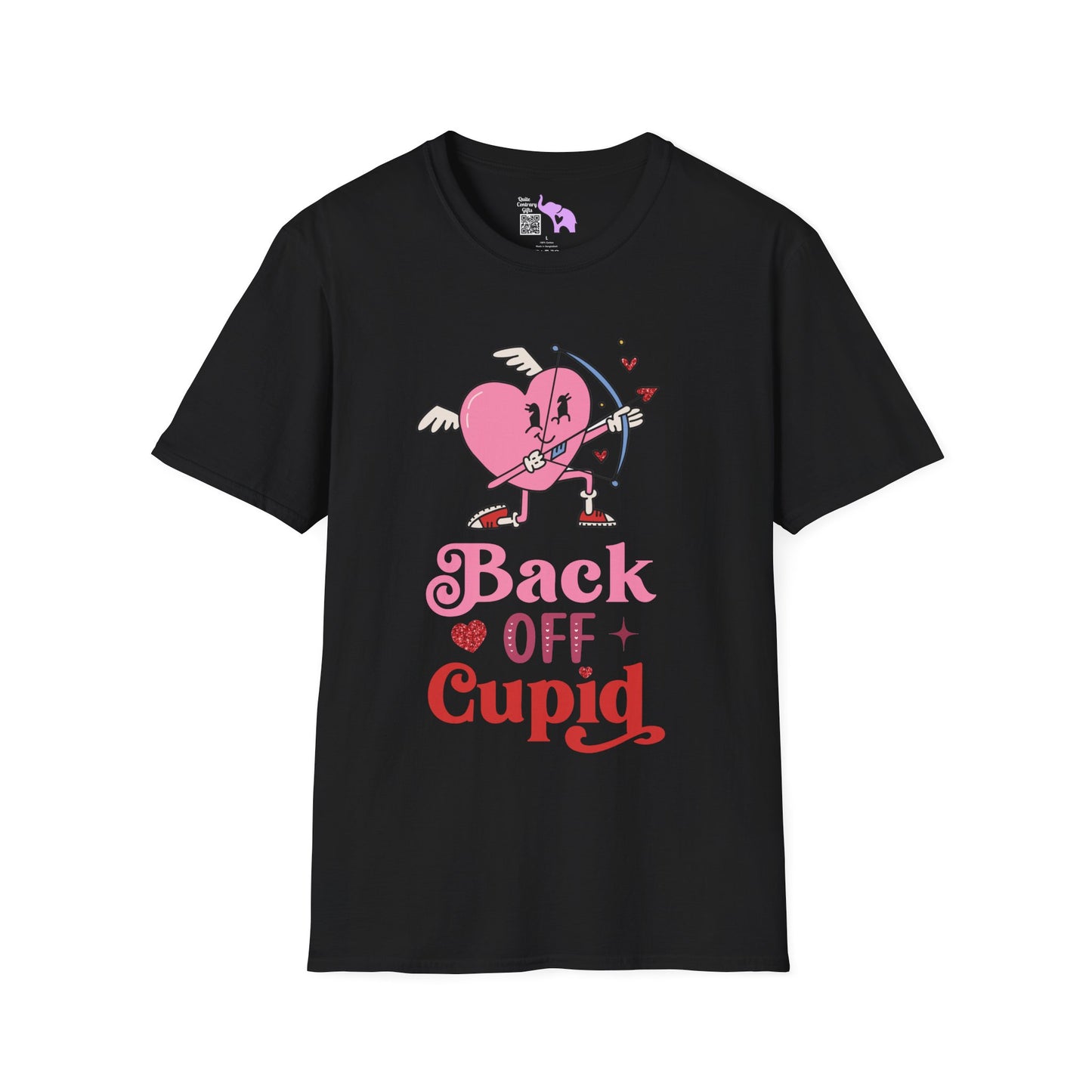Back Off Cupid Adult T-shirt