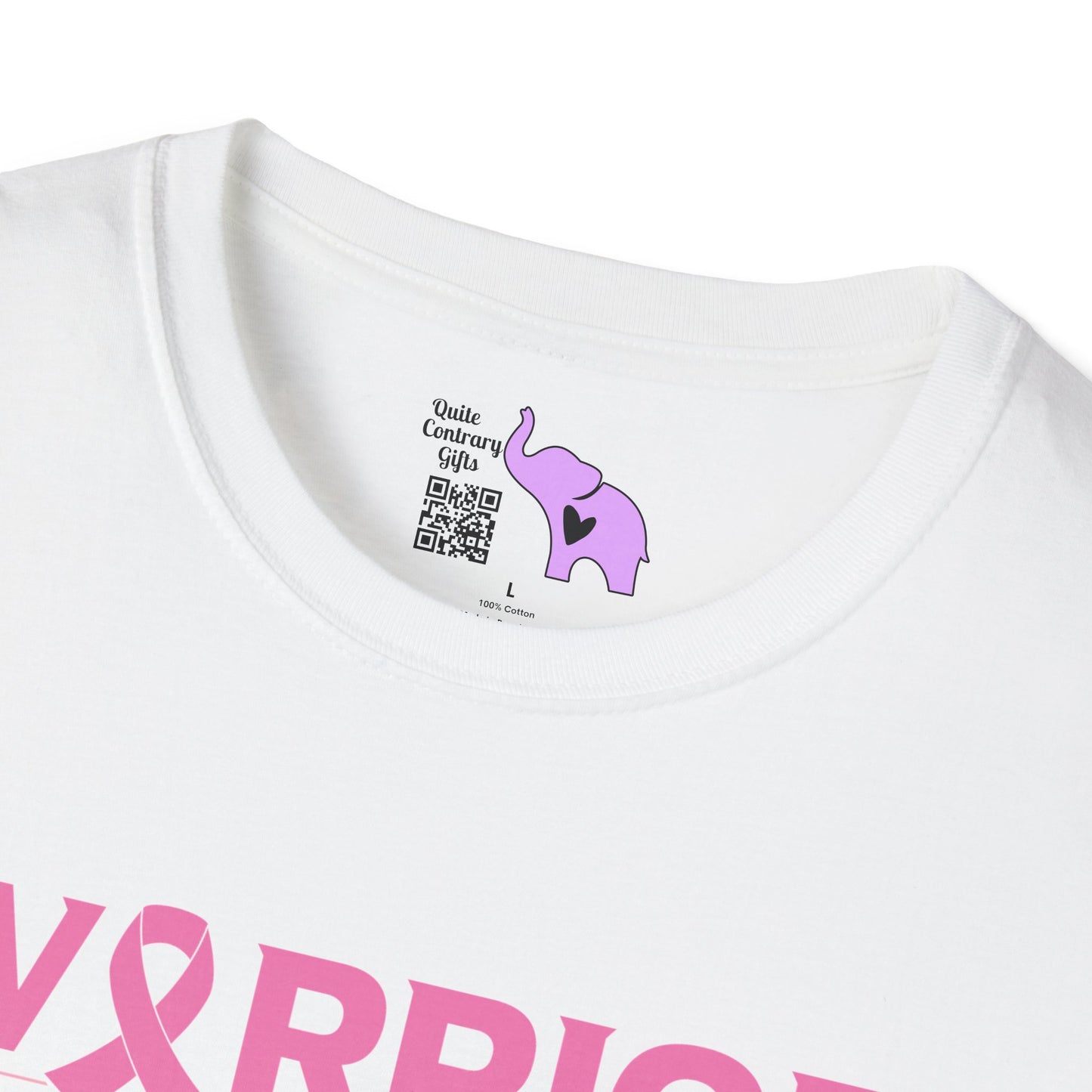 Breast Cancer Warrior Nutrition Facts Adult T-shirt