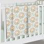 Lion in Bloom Baby Swaddle Blanket