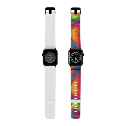 Vibrant Color Swirl Watch Band for Apple Watch