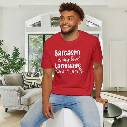 Sarcasm Is My Love Language Adult T-shirt