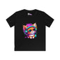 Cool Kitten w/Headphones Youth Softstyle Tee