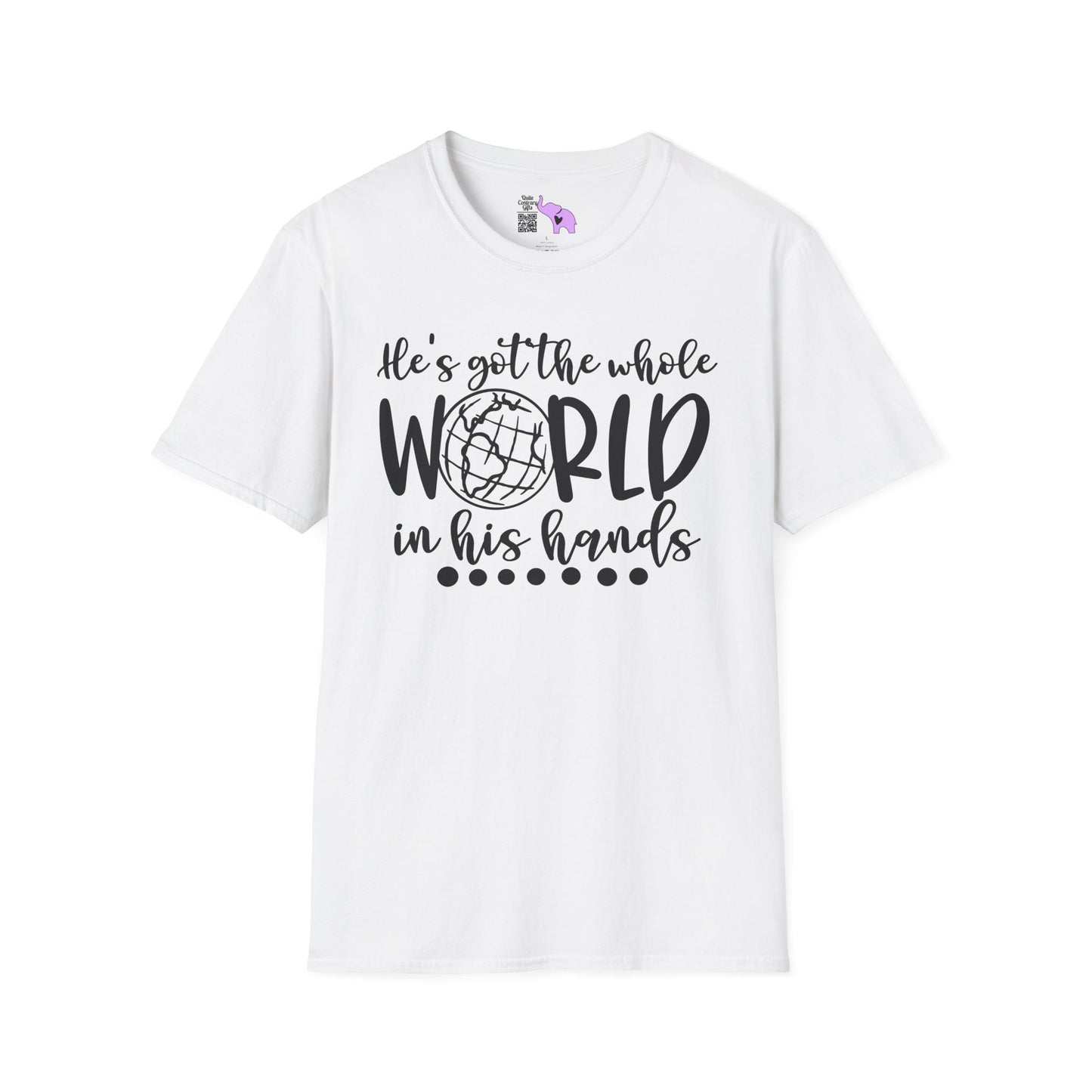 He's Got the Whole World in His Hands (2) Adult T-shirt