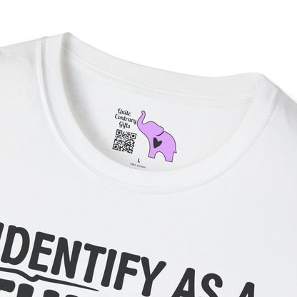 I Identify As A Threat; My Prounouns Are Try/Me Adult T-shirt