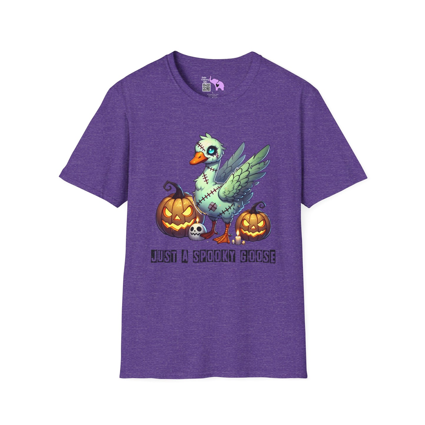 Just A Spooky Goose Adult T-shirt
