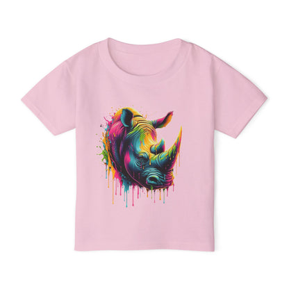 Colorful Rhino Heavy Cotton™ Toddler T-shirt