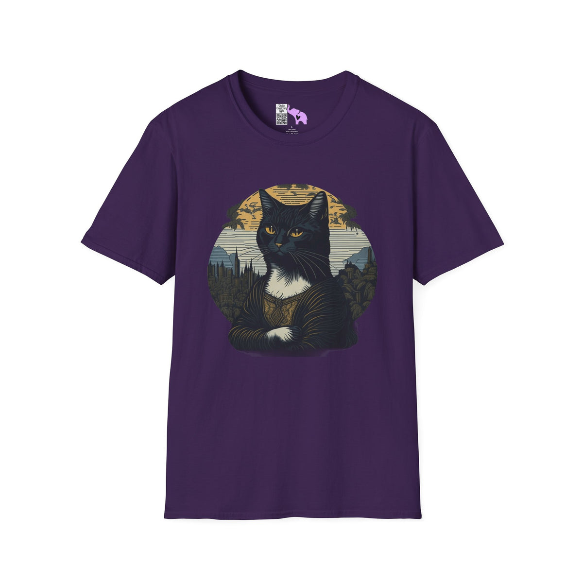 Meow Lisa Adult T-shirt