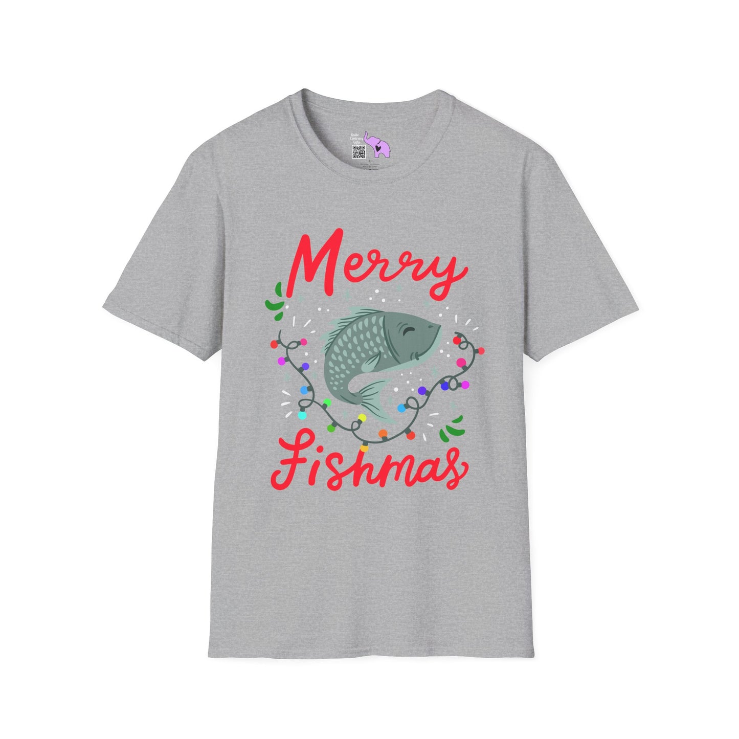 Merry Fishmas (Fish) Adult T-shirt