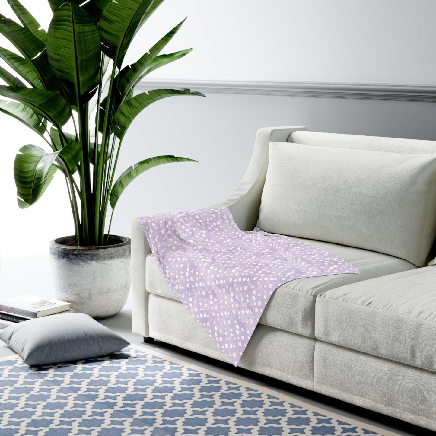 Baby Dreams in Lavender Baby Swaddle Blanket