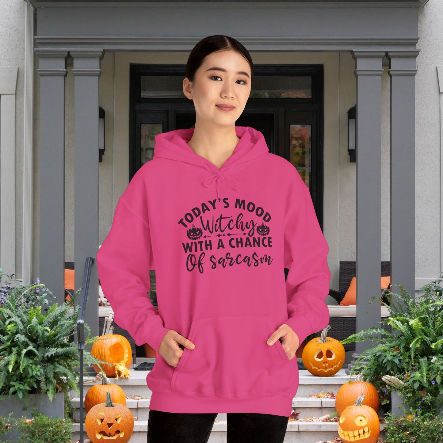 Today's Mood Witchy With A Chance of Sarcasm Heavy Blend™ Hooded Sweatshirt