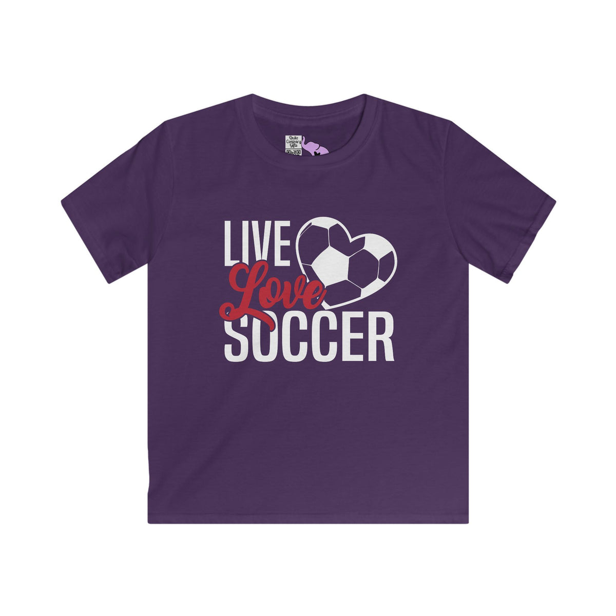 Live Love Soccer Youth Softstyle Tee