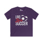Live Love Soccer Youth Softstyle Tee