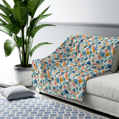 Watercolor Pebble Terrazzo Basic Bedding Set