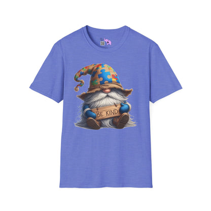 Be Kind Autism Awarness Gnome Adult T-shirt