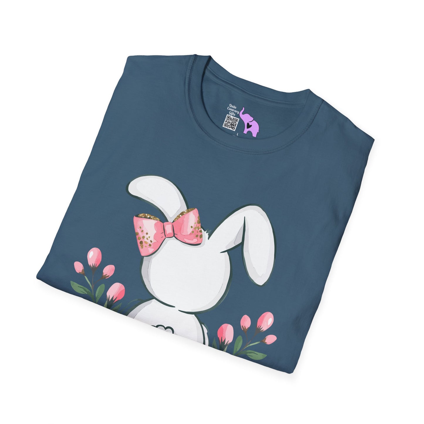 Happy Easter (Bunny Tail) Adult T-shirt