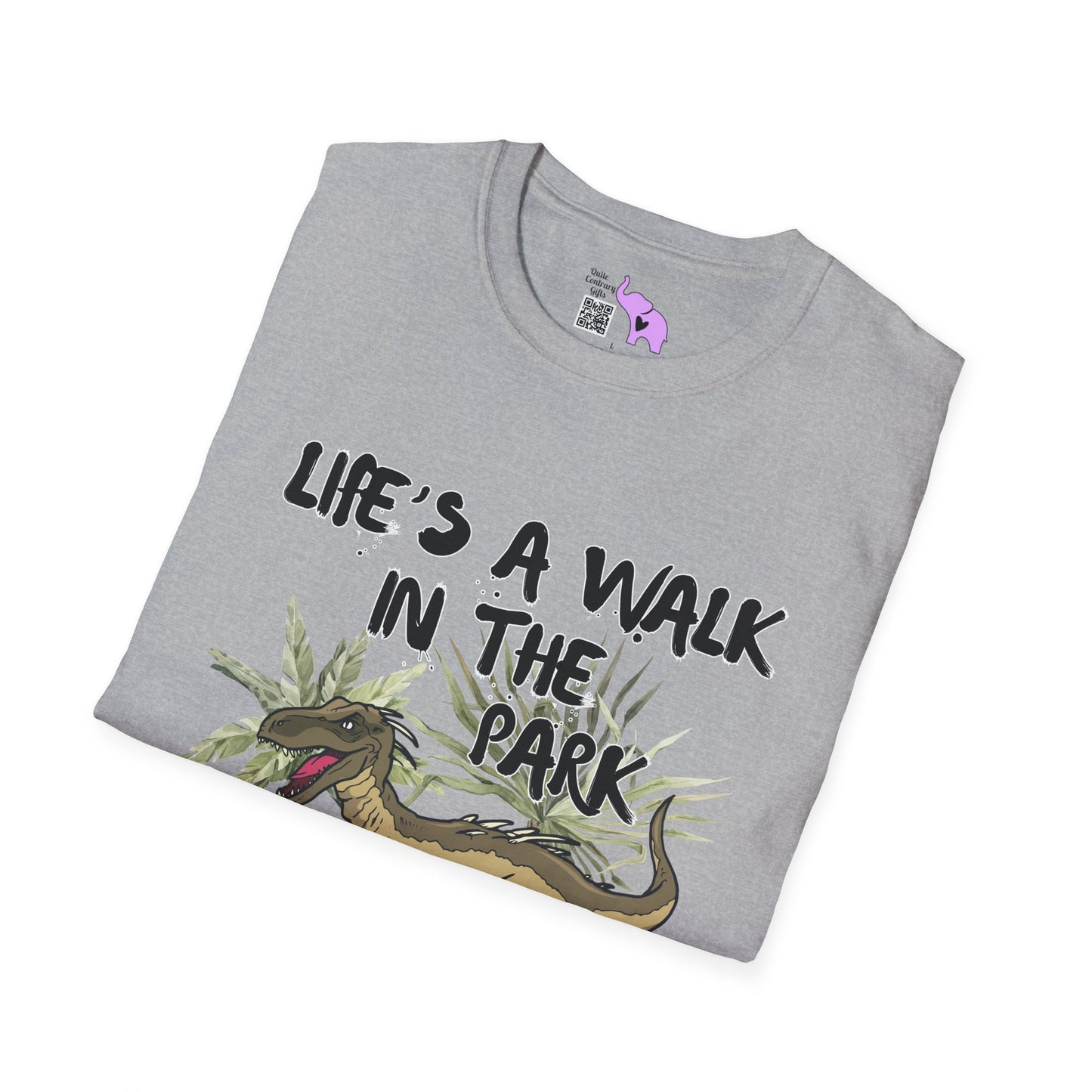 Life's Like A Walk In The Park... Jurassic Park Adult T-shirt