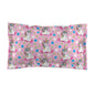 Unicorns on Pink Microfiber Pillow Sham