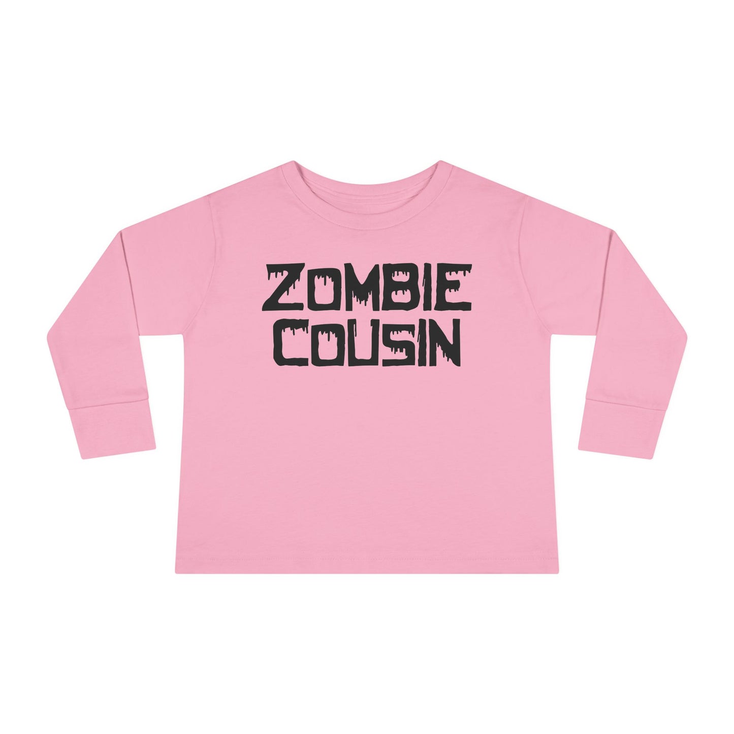 ""Zombie Cousin Toddler Long Sleeve Tee