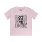 I Am Nine Typography Youth Softstyle Tee