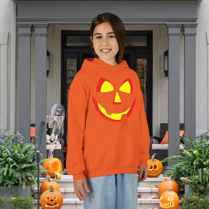 Pumpkin Smile Youth Heavy Blend Hoodie