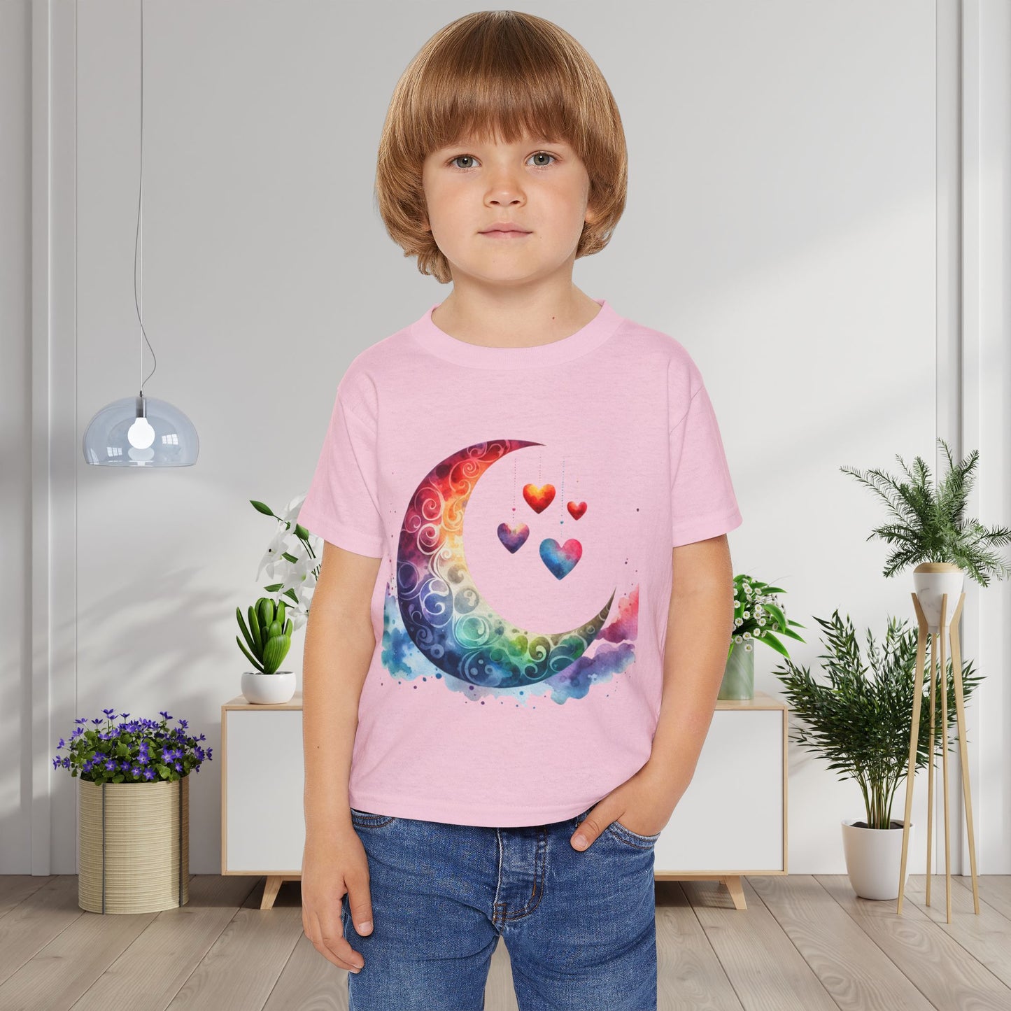 Moon in Love Heavy Cotton™ Toddler T-shirt
