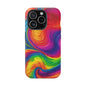 Tie Dye Color Swirl MagSafe® Compatible Tough Case for iPhone