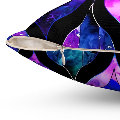 Midnight Cathedral Throw Pillow
