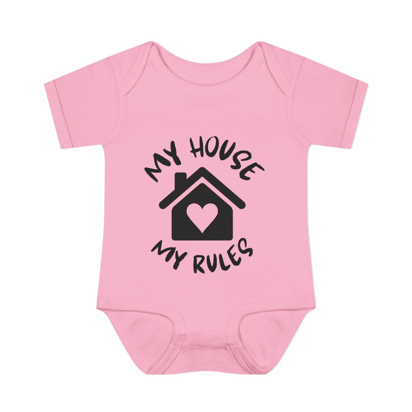 My House My Rules Infant Baby Rib Bodysuit