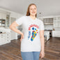 Autism Awarness (Footprint) Adult T-shirt