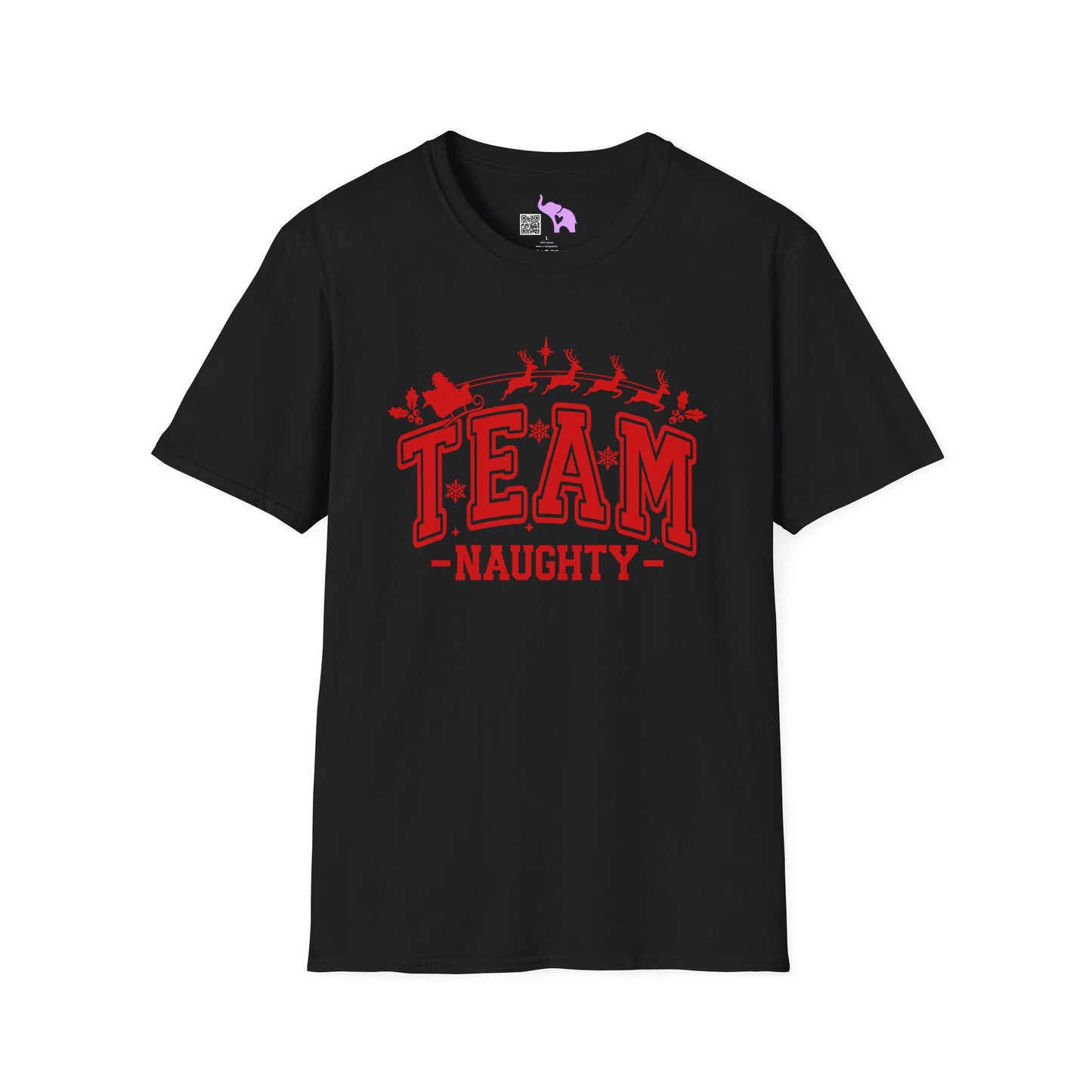 Team Naughty Adult T-shirt