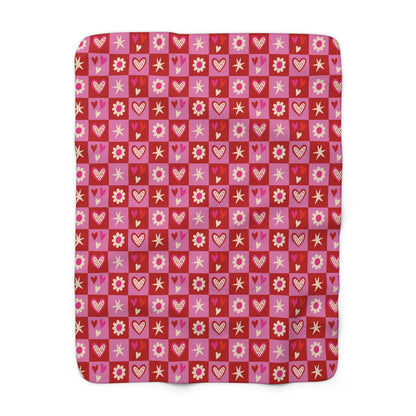 Valentine Toss Fleece Blanket