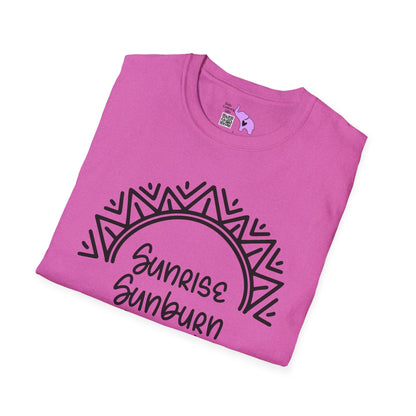 Sunrise Sunburn Sunset Repeat (2) Adult T-shirt